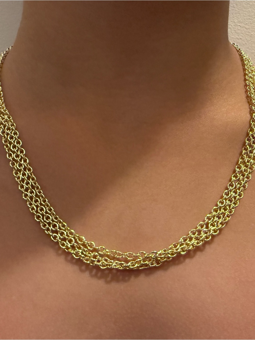 Uncommon James Gold Multi-Strand Chain Necklace